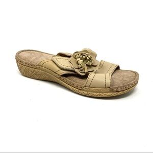 Fly Flot Celebrity slip on sandals beige